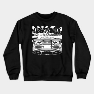 Libertywalk Aventador (White Print) Crewneck Sweatshirt